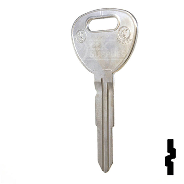 Uncut Key Blank | Hyundai | Kia | X235 ( HY13 ) Automotive Key JMA USA