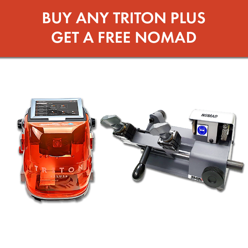 Triton PLUS  Key Cutting Machine - Commercial Edition Edge & Laser Code Machine Triton