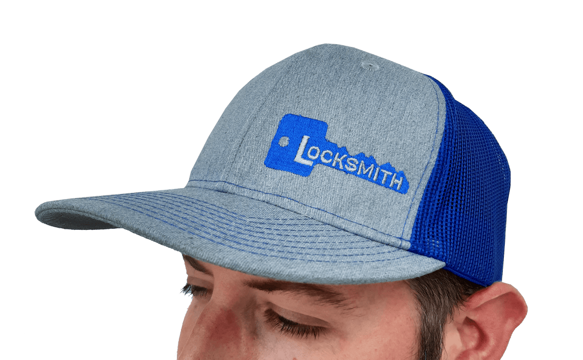 Locksmith Trucker Hat - Blue Locksmith Apparel CLK