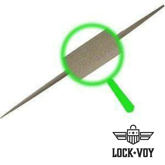 Round 6" Long No. 4 Cut Key File - Swiss Made Locksmith Tools LockVoy