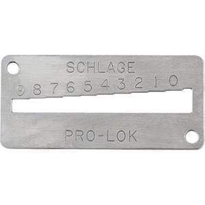 Schlage Key Gauge Locksmith Tools Pro-Lok