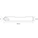 0.8mm (95°) Dimple Cutter for Triton (RAISE) Laser Key Cutting Bit Triton
