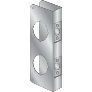 Door Wrap2-1/8″ Top x 2-1/8″ Bottom Bore – 4-1/4″ x 12″ x 1-3/4″ (6″ Between Holes) 32D Locksets Pro-Lok