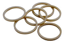 Collar Ring for Mortise and Rim Cylinders Brass Color, Pack Of 6 Cylinders & Hardware Major Manufacturing