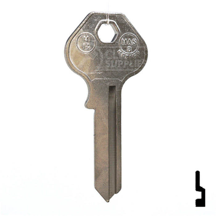 M14, 1092J Master Key Padlock Key JMA USA