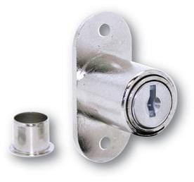 Flush Mount Plunger Lock Keyed Different (KD) Cylinders & Hardware Hudson-ESP-HPC