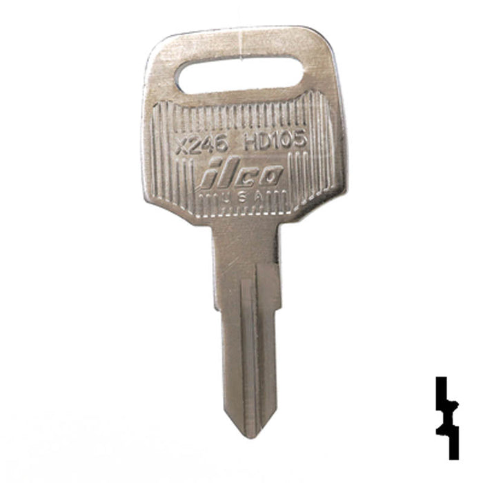 X246 ( HD105 ) Honda Key Power Sport Key Ilco