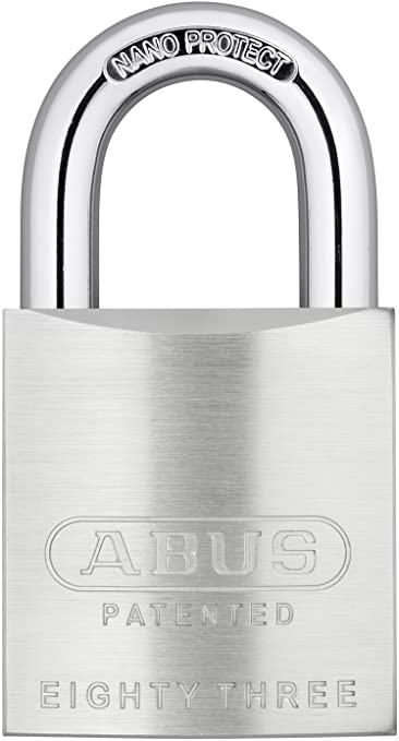 ABUS Rekeyable Chrome-Plated Brass Padlock 83/50-200 S2 Abus 83 Series Parts Abus Lock Co.