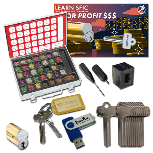 Entrepreneur Kit for SFIC Small Format Interchangeable Core (A2 System) Rekeying Bundle LockVoy