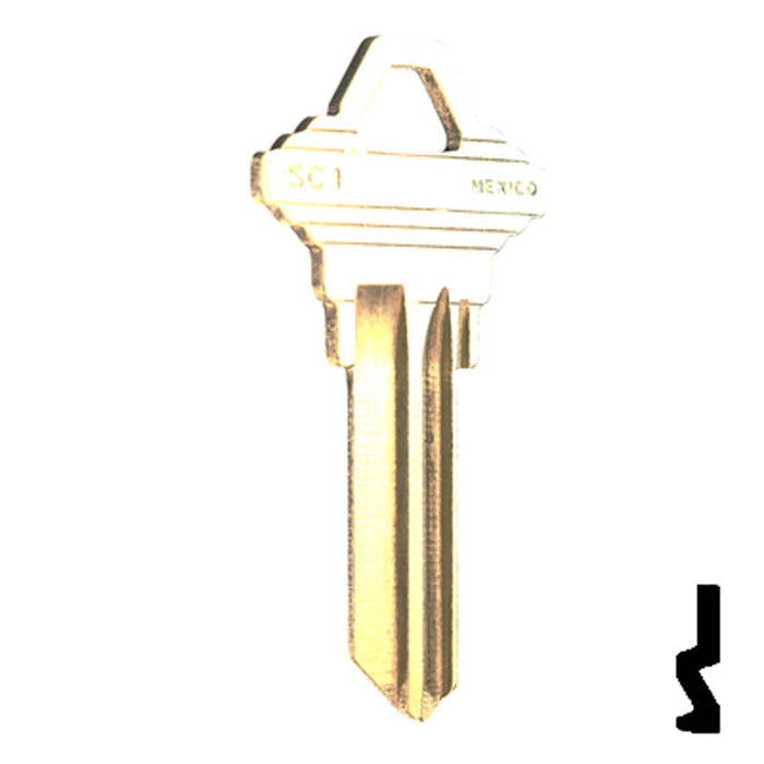 SC1, 1145 Schlage Key Blank Residential-Commercial Key JMA USA