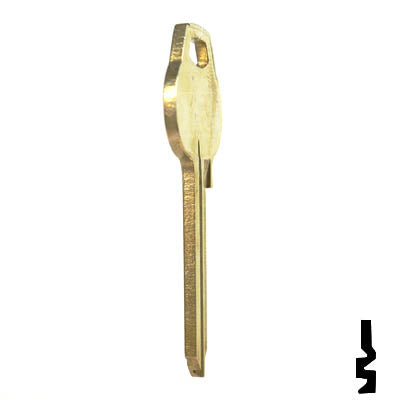 Uncut Key Blank | Corbin | A1012-59A2 Residential-Commercial Key Ilco