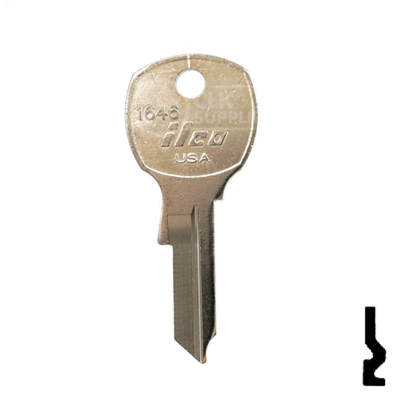What does a USPS mailbox key look like?