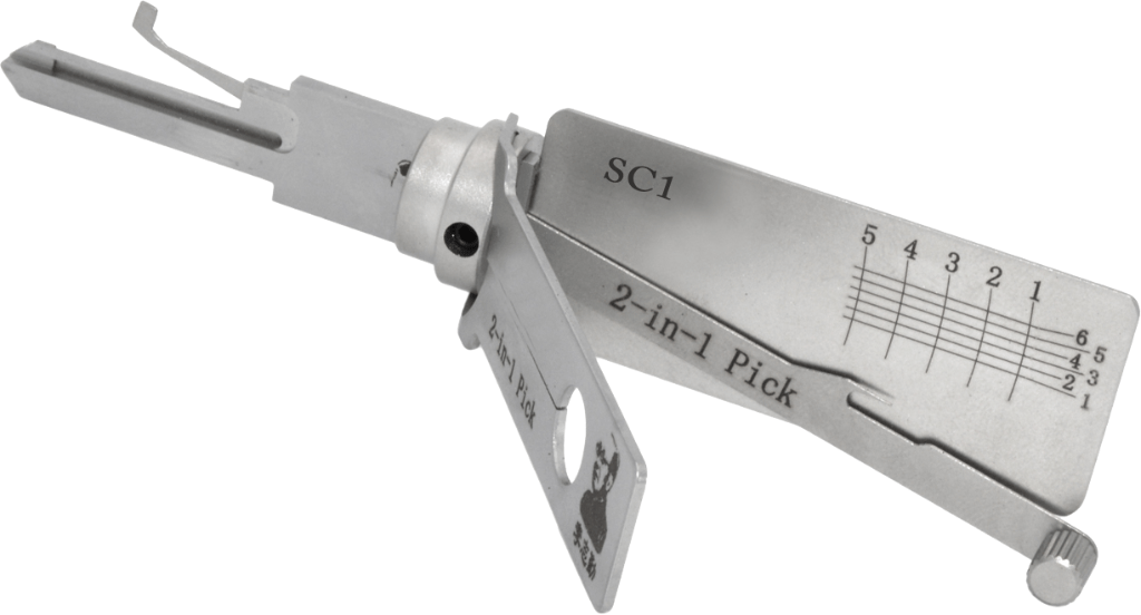What type of lock is the Lishi 2 in 1 pick compatible with?