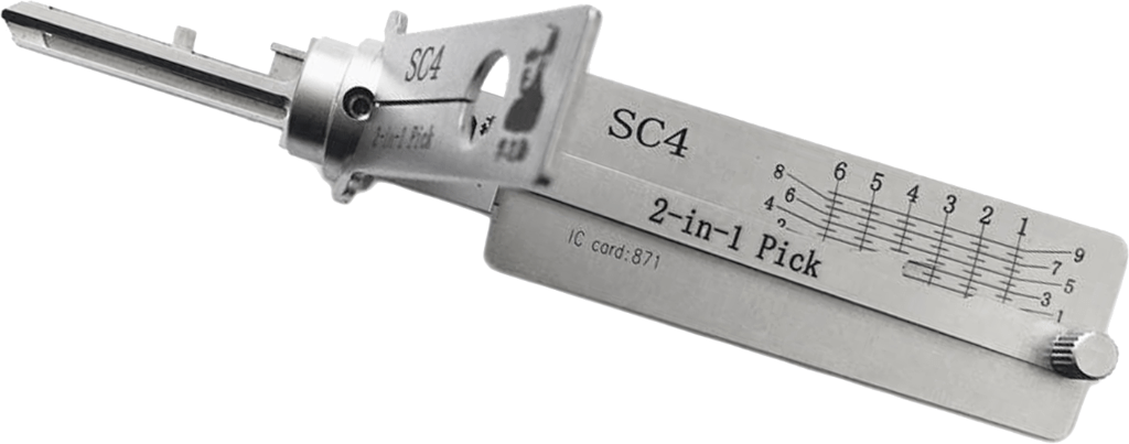 What is the difference between Lishi SC1 and SC4?