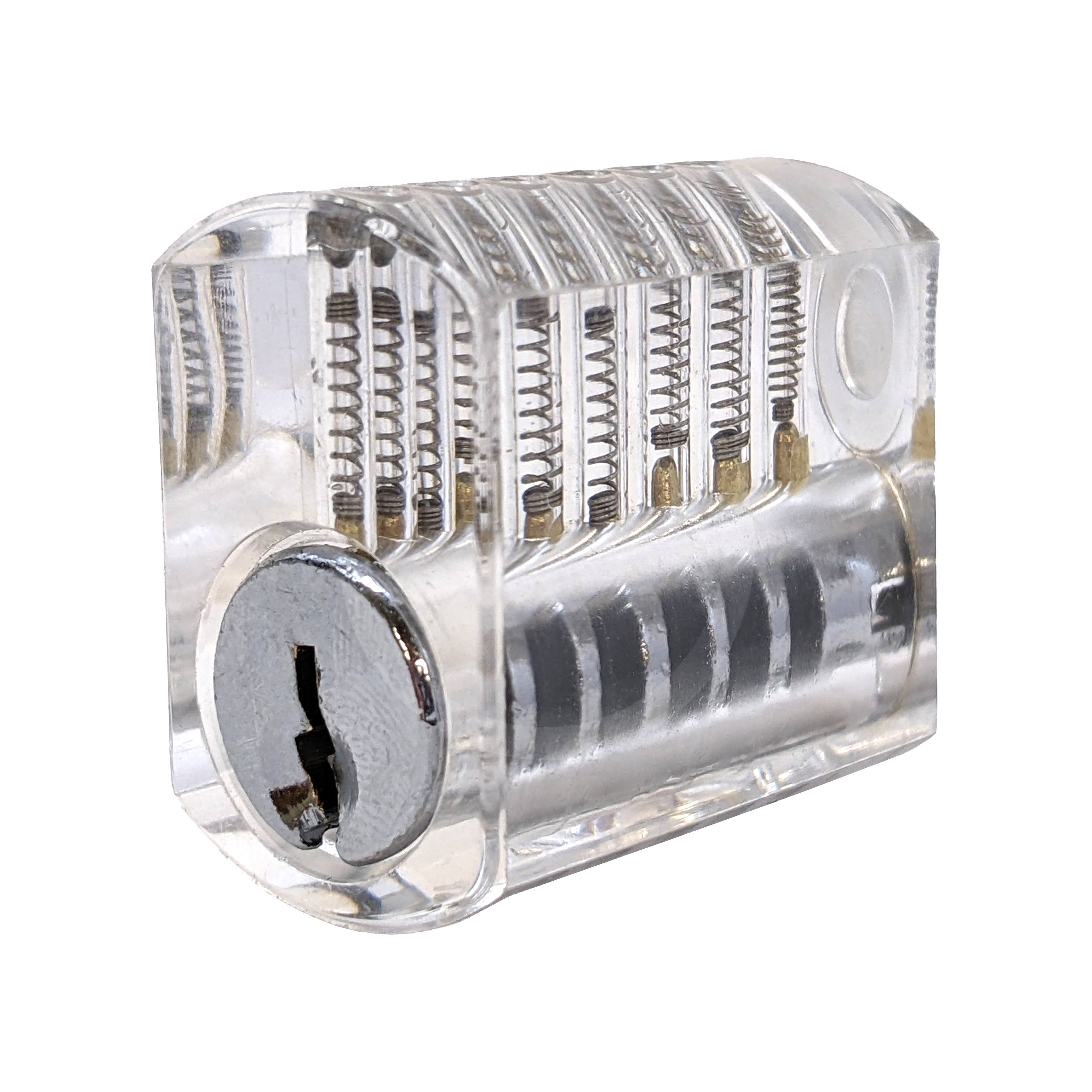 What color is the practice lock?