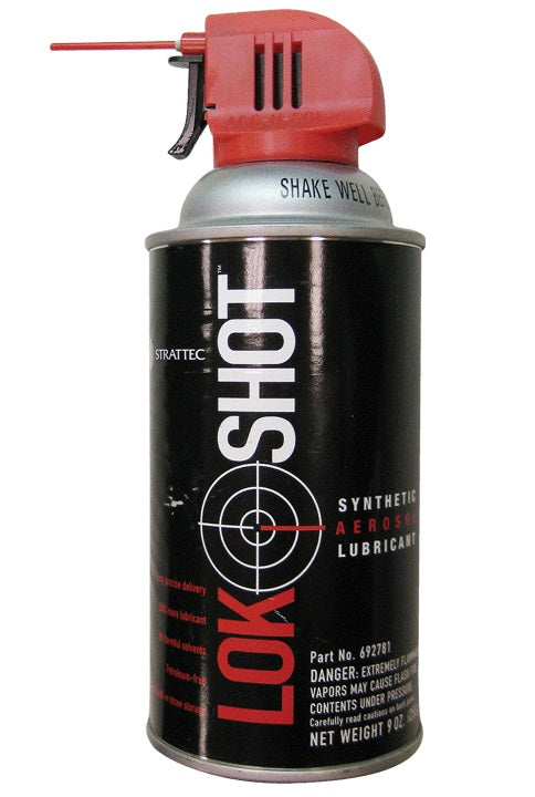 Where can I find the Safety Data Sheet (SDS) for LokShot Aerosol Lubricant?