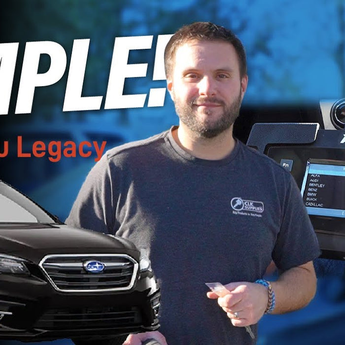 Key Programming | 2015 Subaru Legacy Gets a Remote Head Key W  Autek IKey820!