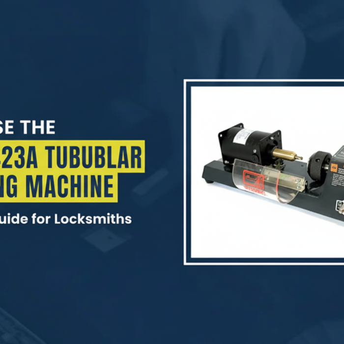 Tubular key cutting machine