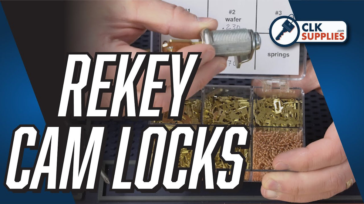 Locksmithing 101 Video How to Rekey Cam Locks with the ESP Wafer Kit