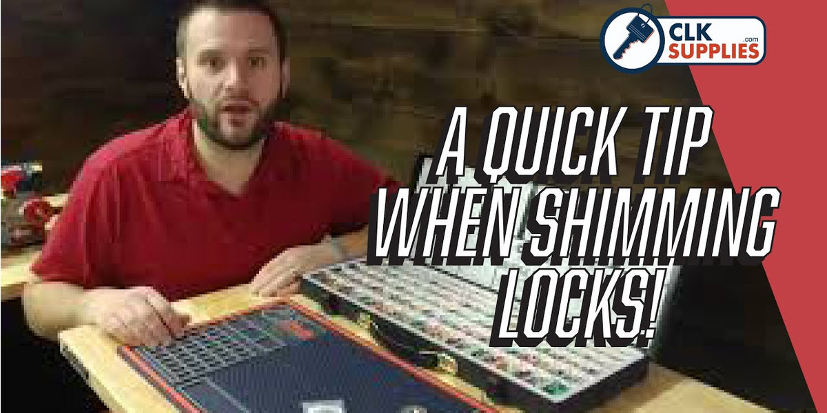 Quick Tip When Shimming Locks | Advice From A Locksmith | Video