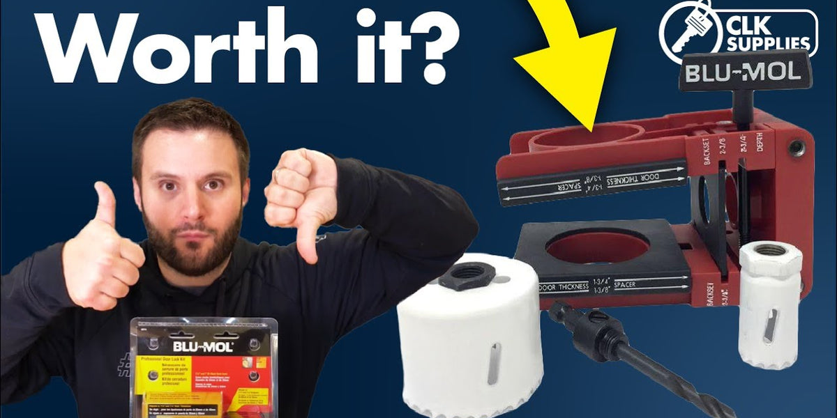 Cheapest Deadbolt Installation Jig Buy It BluMol® Professional