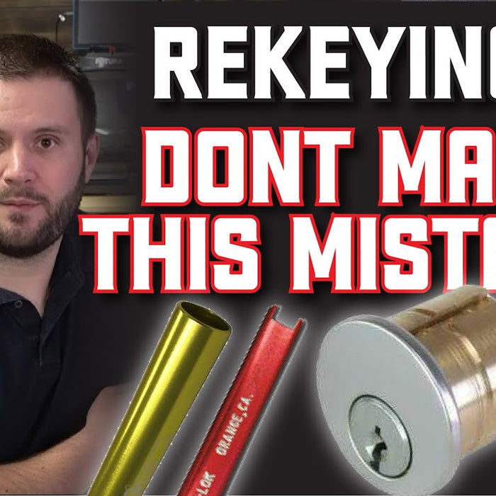 Locksmithing 101 | Re-keying locks? Don't make this mistake!