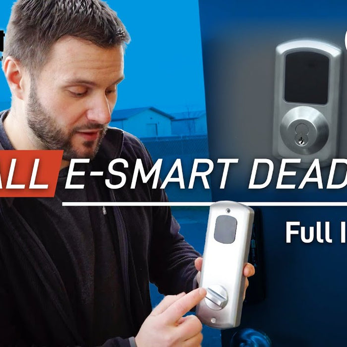 Locksmithing 101 | Full Install Of The TownSteel E-Smart 5000 Series Electronic Deadbolt!