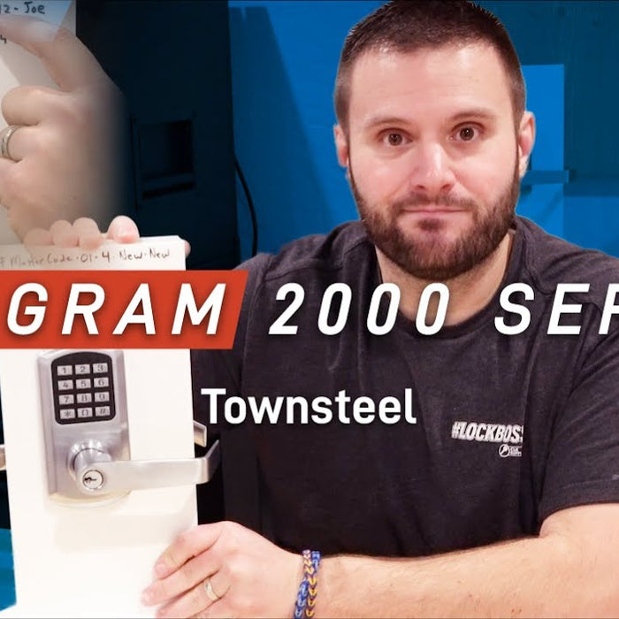 Locksmithing 101 | Programming Demo On The 2000 Series TownSteel Locks!