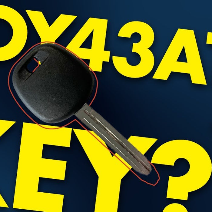 TOY43AT4 Transponder Key | Everything You Want to Know