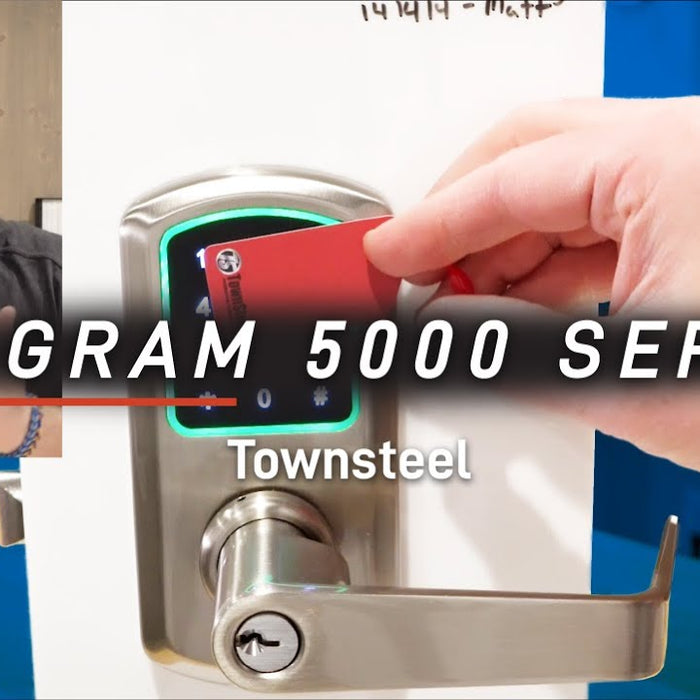 Locksmithing 101 | Programming Demo On The 5000 Series TownSteel Electronic Locks!