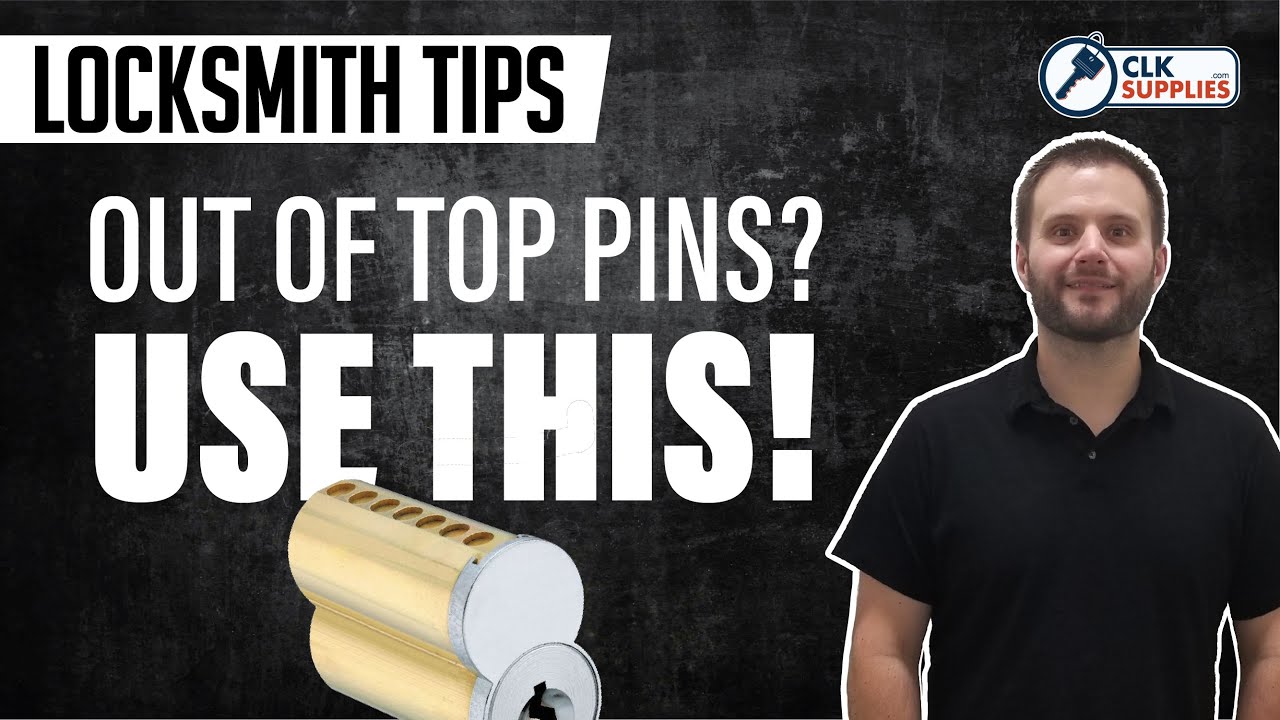 Locksmith Tip | Rekeying Locks and out of Top Pins?