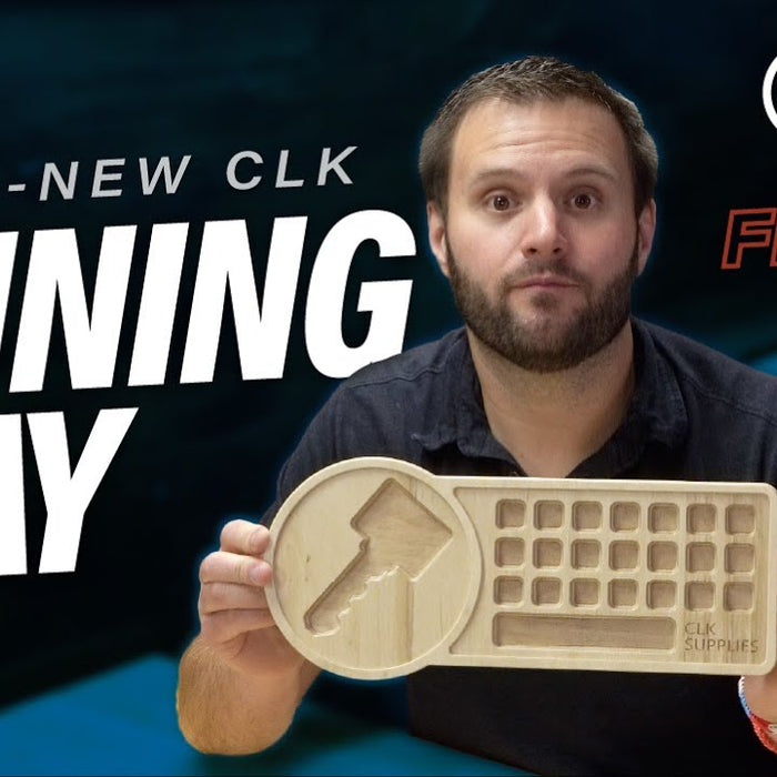 Locksmithing 101 | Premium Wood Pinning Tray for Rekeying Locks!