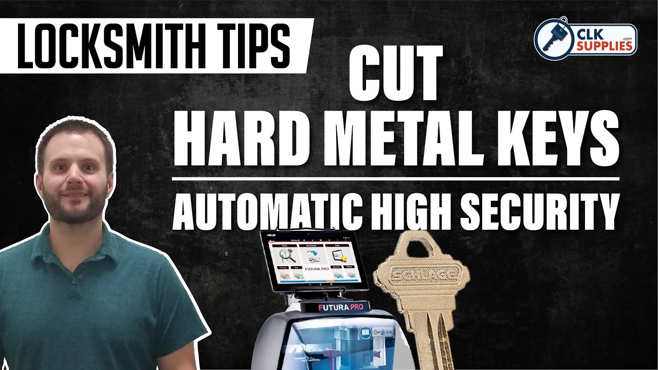 How to cut hard metal keys