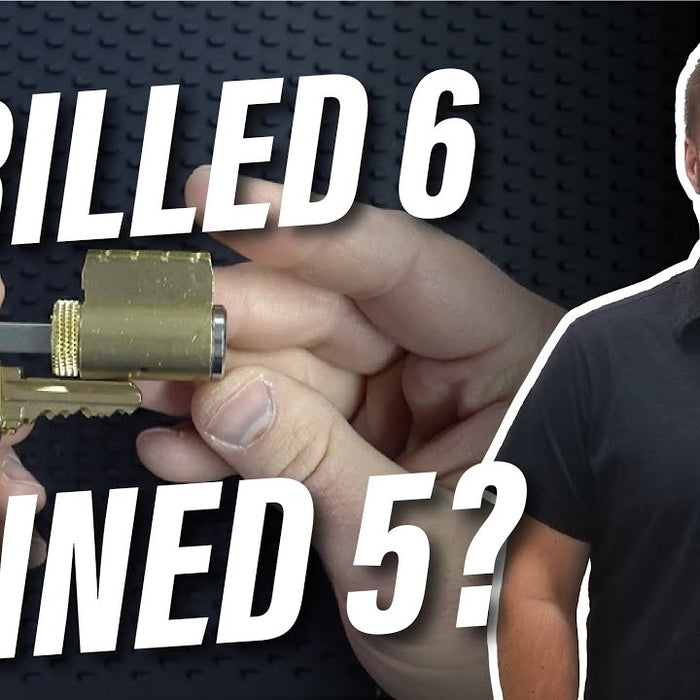 Locksmith Training | Rim, Mortise, Key-In-Knob Cylinders - Drilled 6, Pinned 5?