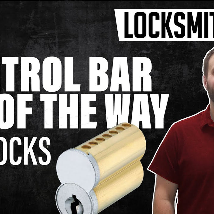 Locksmith Tip | SFIC Pinning Best Locks, Get the Control Bar out of the way!