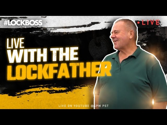 Live with The Lockfather (Locksmith Chat) #Lockboss Show & Giveaway
