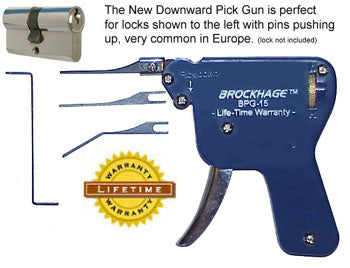 Downward Action Lock Pick Gun -by Brockhage All BROCKHAGE