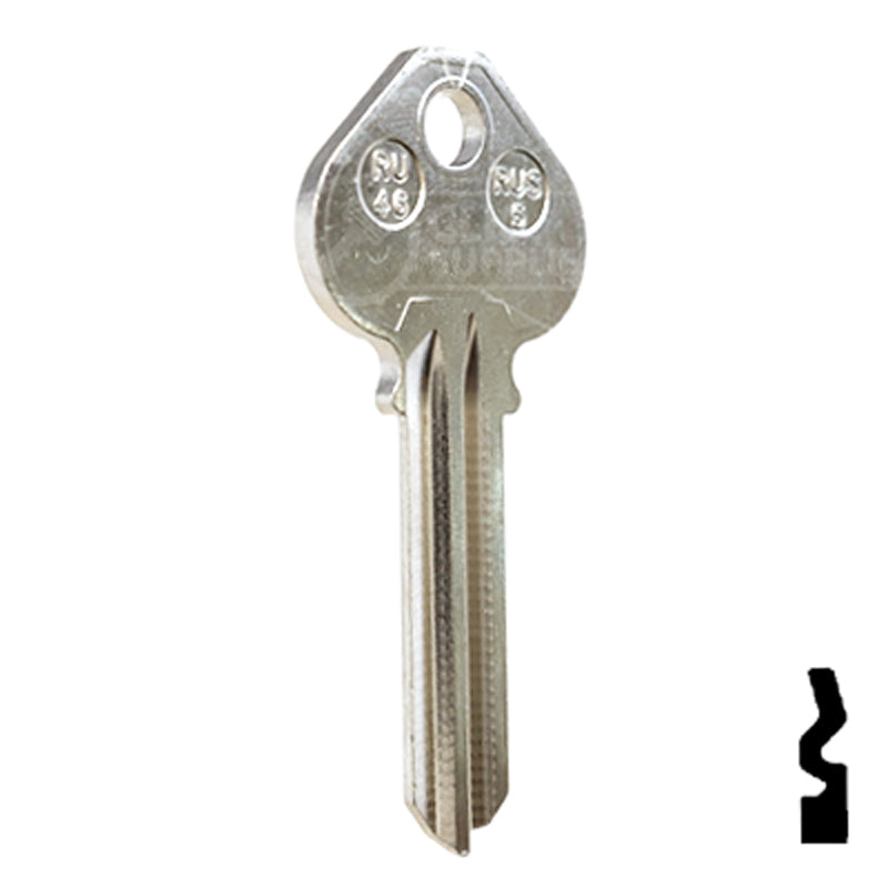 Uncut Key Blank | Corbin Russwin | RU46 — CLK Supplies