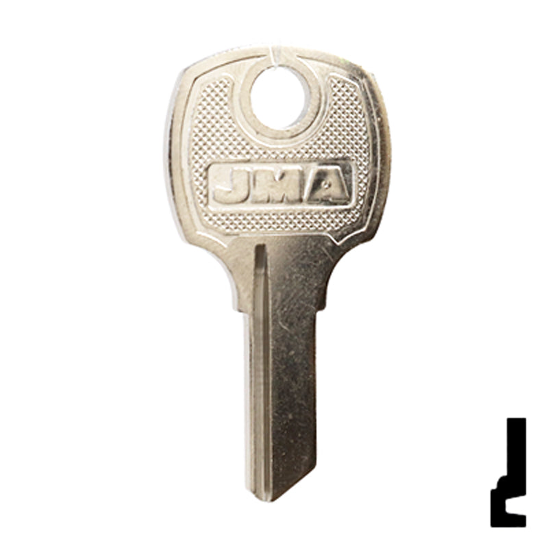 Uncut Key Blank | National Cabinet | NTC-9D All JMA USA