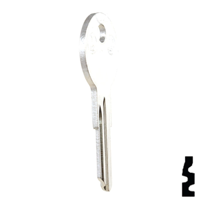 YALE (Y12-NP,O1122A) Key Blank - by JMA All JMA USA