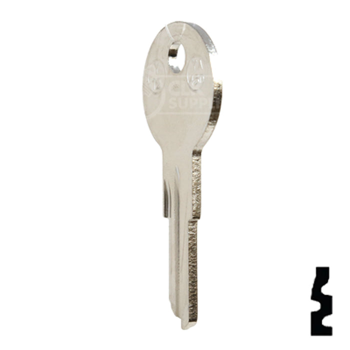 YALE (Y12-NP,O1122A) Key Blank - by JMA All JMA USA