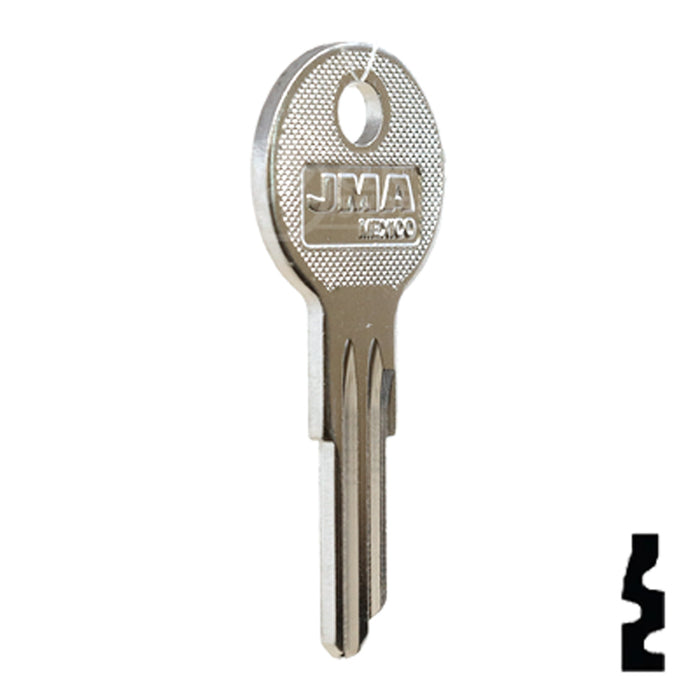 YALE (Y12-NP,O1122A) Key Blank - by JMA All JMA USA