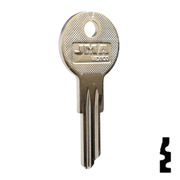 YALE (Y12-NP,O1122A) Key Blank - by JMA All JMA USA