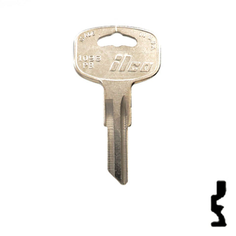JMA Uncut Key Blank 10-Pack For Kenworth & Peterbilt Trucks – KEN-2D Solid Brass