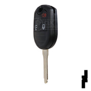 3-Button Remote Head Key w/ Ford Logo 4D-63 (80-Bit) | Ford | 5912560 Automotive Key Strattec