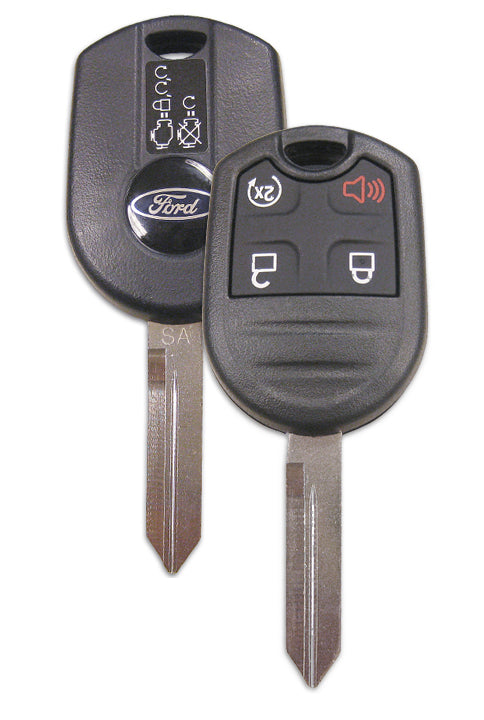 4-Button Remote Head Key w/ Ford Logo Tex 4D-63 (80-Bit) | Ford | 5912561 Automotive Key Strattec