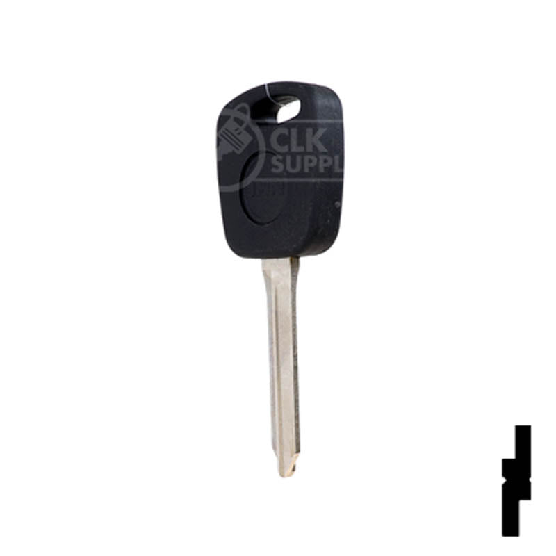 4D-60 Chip Transponder Key | Ford | H74PT/H86PT, 691643, TP06FO-15D.P Automotive Key JMA USA