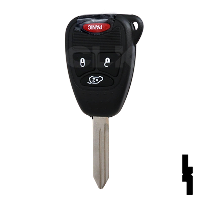 Chrysler 4 Button Remote Head Key (4B1) - By Ilco Automotive Key Ilco