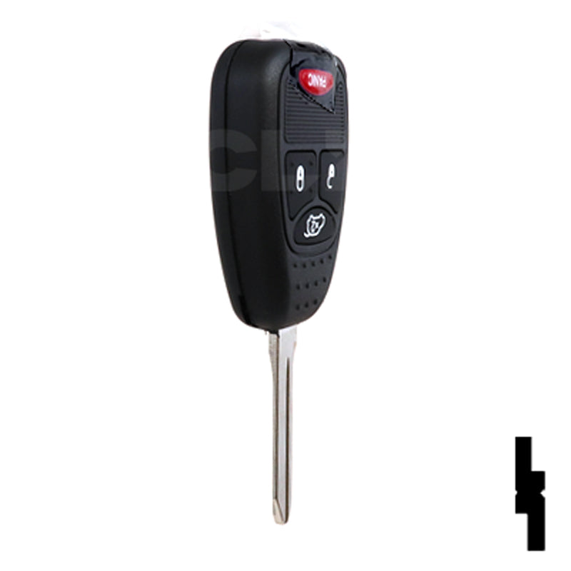 Chrysler 4 Button Remote Head Key (4B1) - By Ilco Automotive Key Ilco