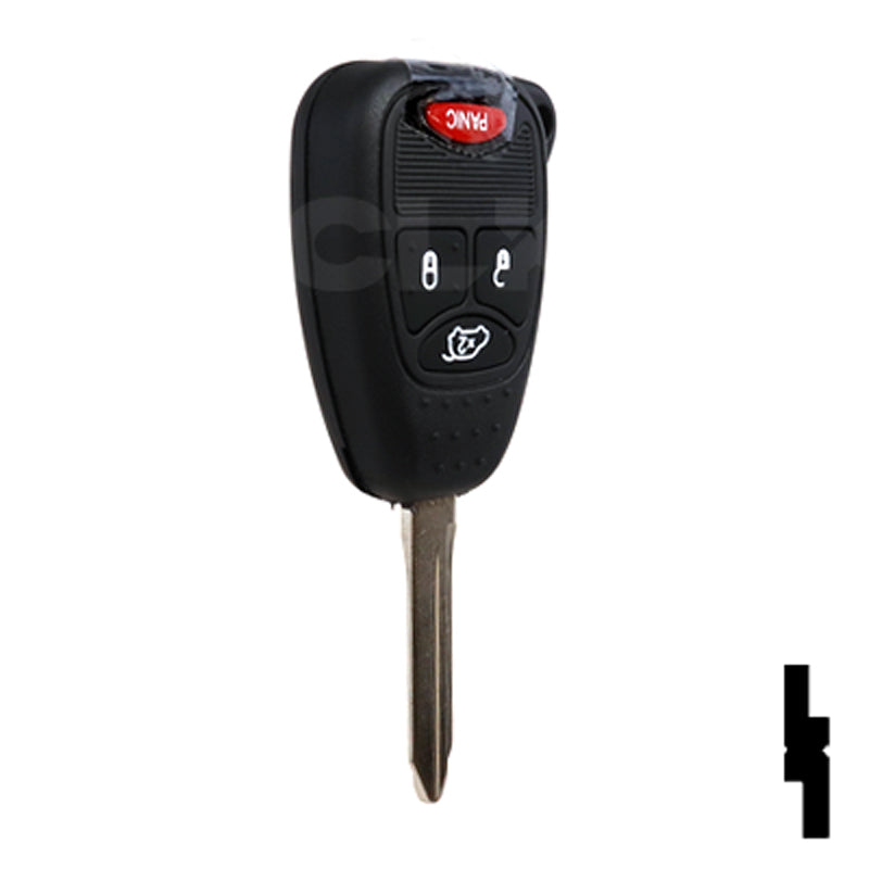 Chrysler 4 Button Remote Head Key (4B1) - By Ilco Automotive Key Ilco